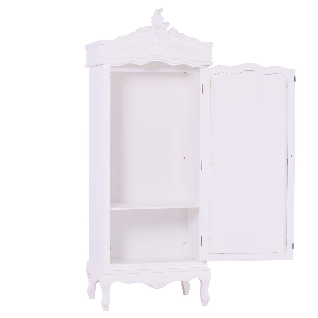 Single Wardrobe - French White