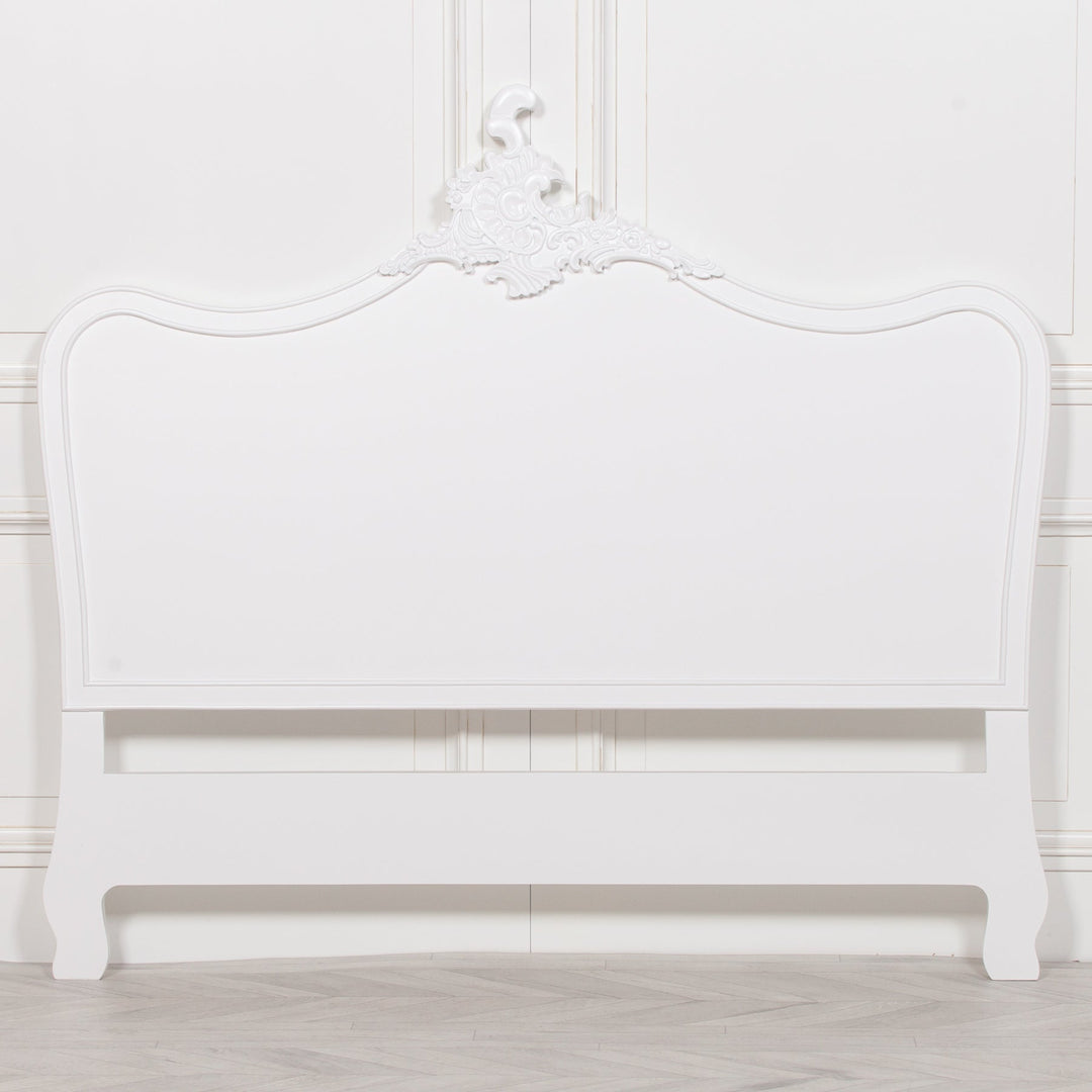 Double 4FT6 Headboard - French White