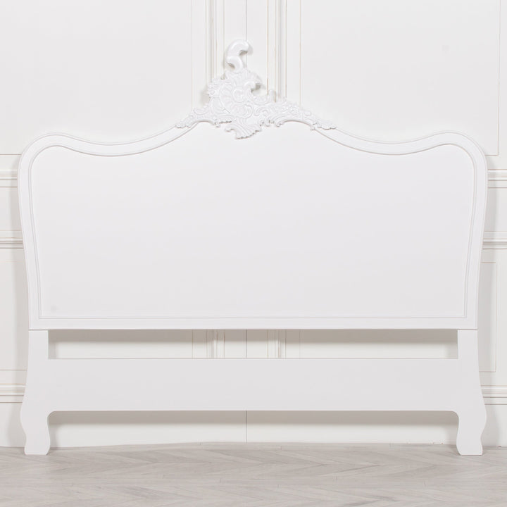 Double 4FT6 Headboard - French White