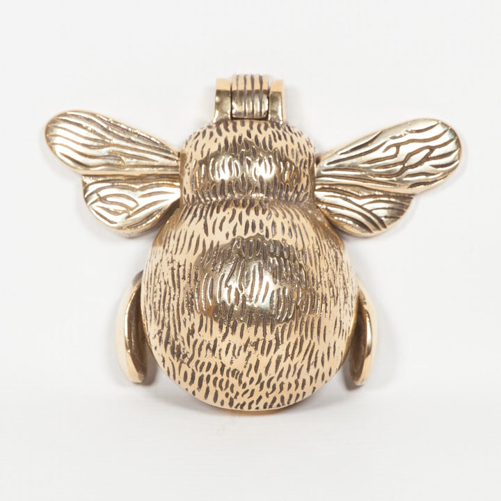 Bee door knocker - Brass