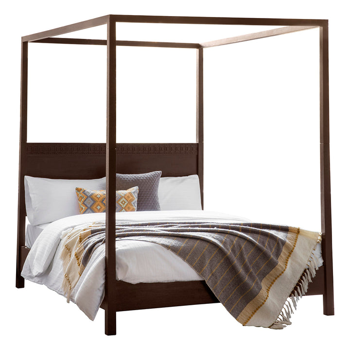 Four poster 6 ft bedframe, Super King size - Boho retreat