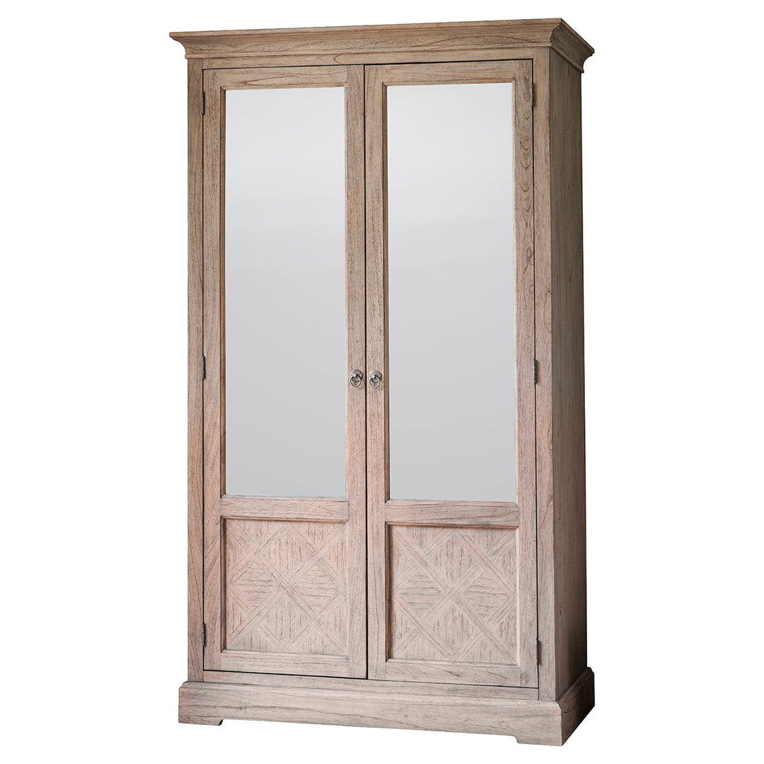 Mirror Door Wardrobe - Meredith