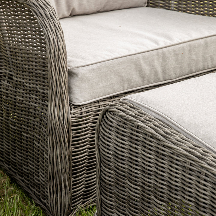 Rattan High Back Lounge Set