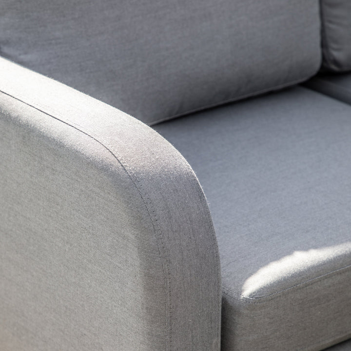 Large Contemporary Sofa Dining Set with Fire Pit Table