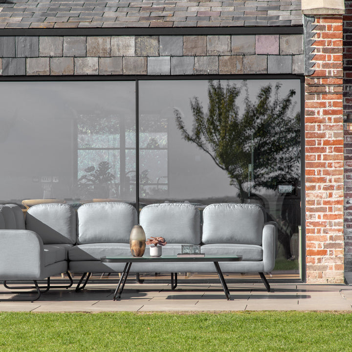 Contemporary Six Seater Corner Sofa with Coffee table