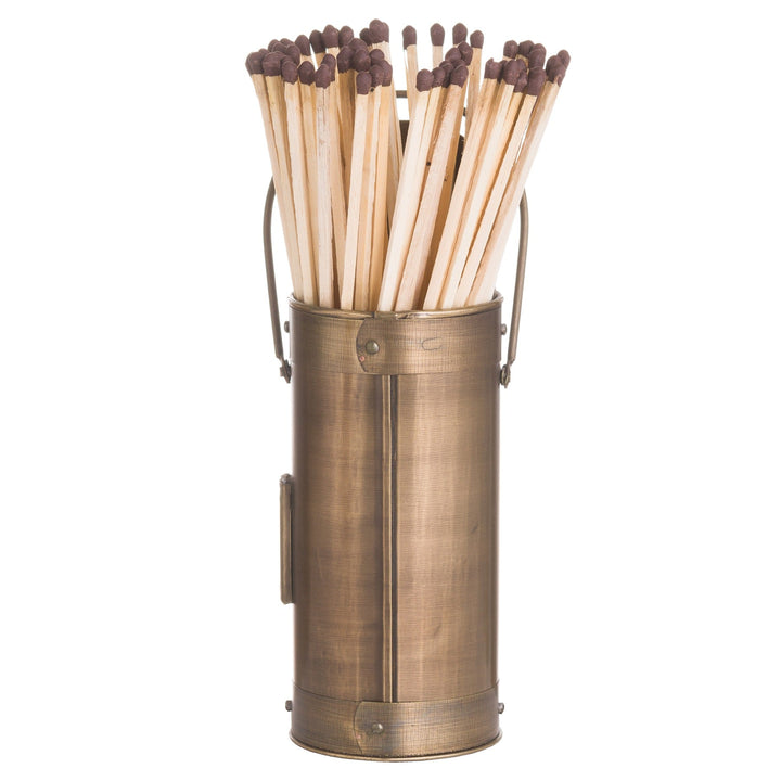 Matchstick Holder with matches - Bronze finish