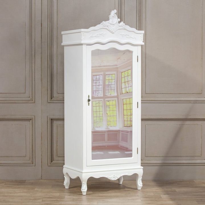 Single Wardrobe - French White