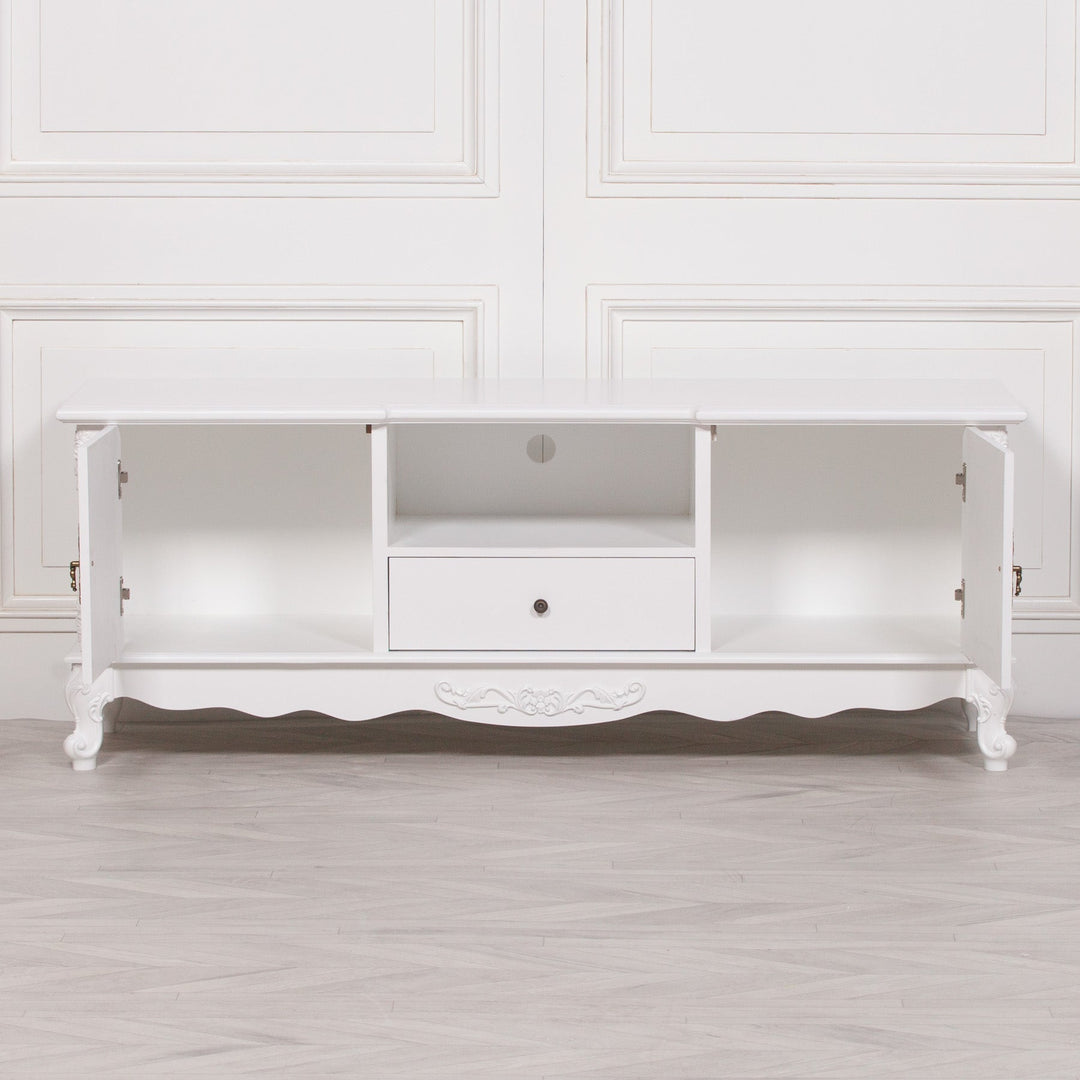 Media Cabinet - French White