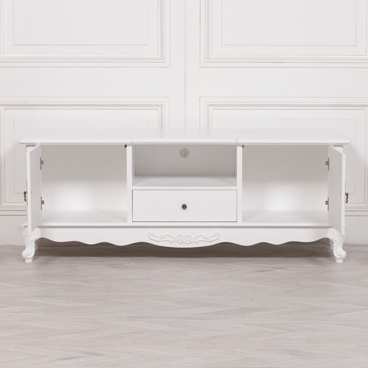 Media Cabinet - French White