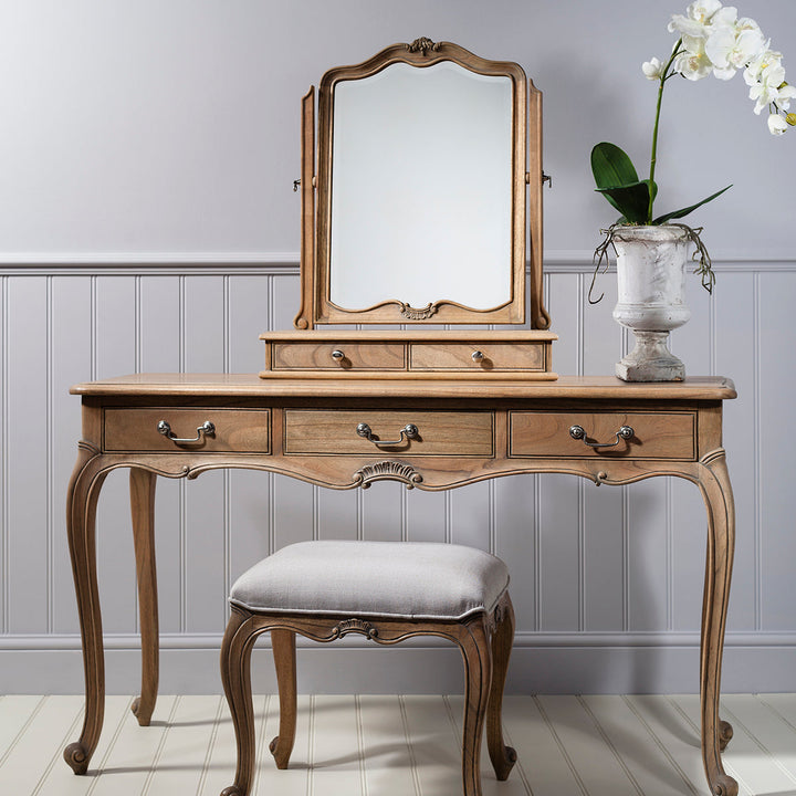 Dressing Table Mirror - Weathered Chic