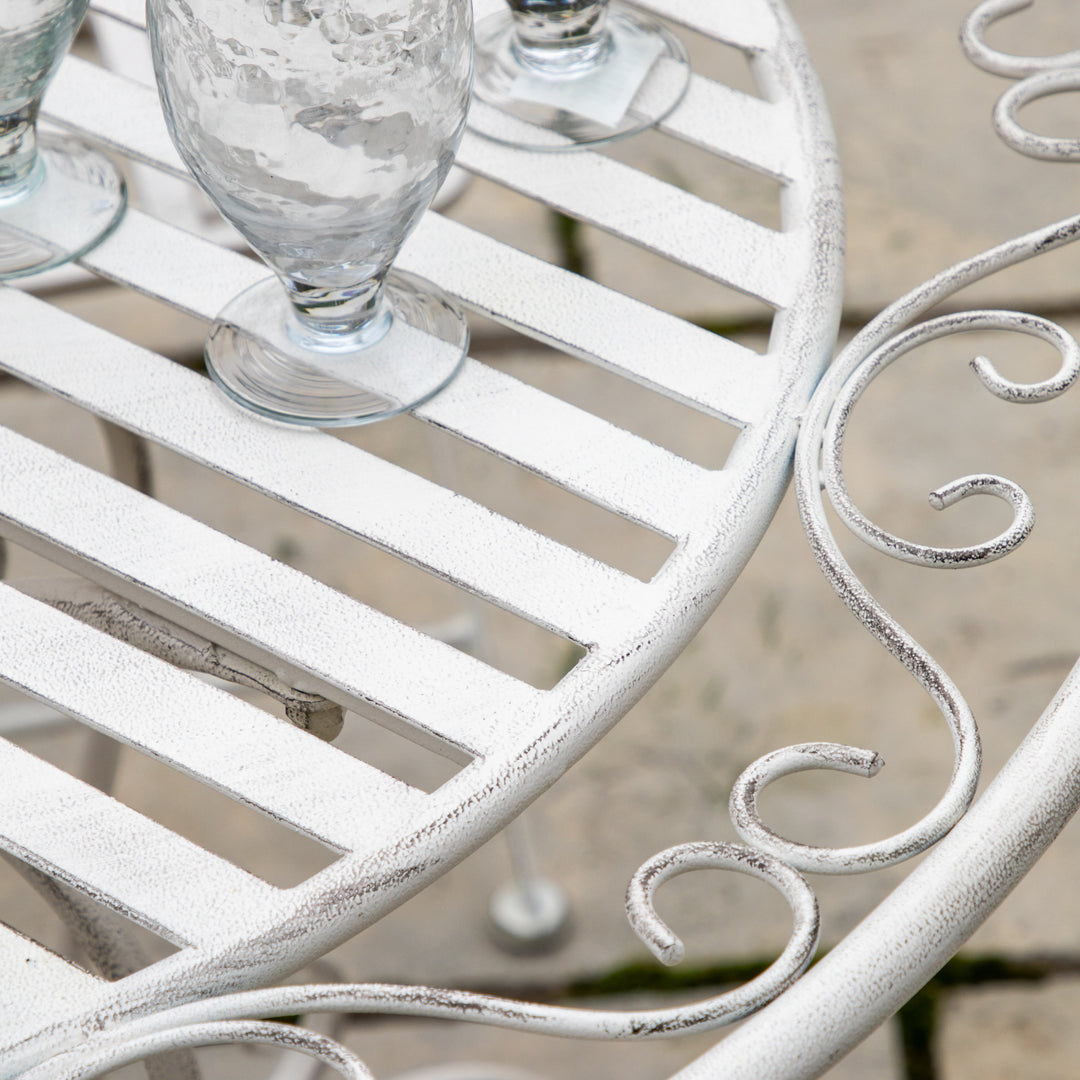 Metal Four Seater Bistro Set