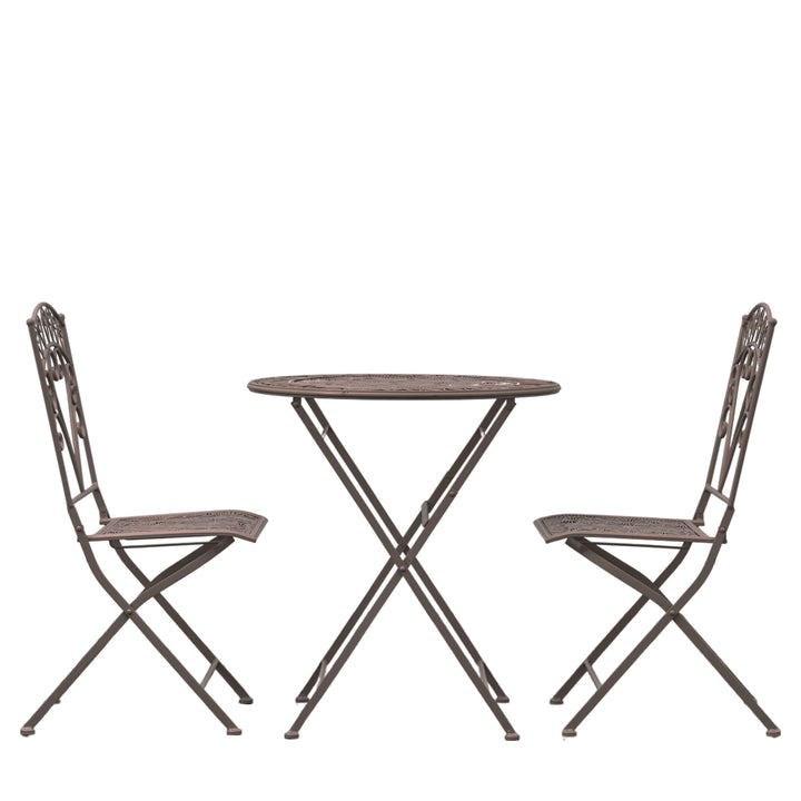 Space Saving Two Seater Bistro Set