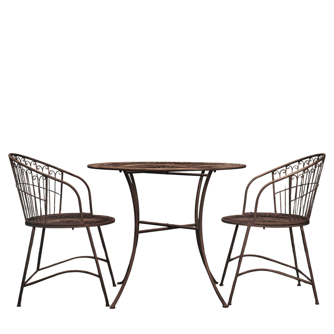 Curved back Two seater Bistro Set