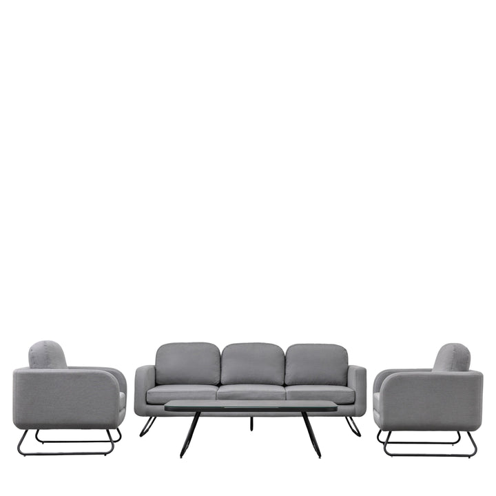 Contemporary Five Seater Sofa Set with Coffee table