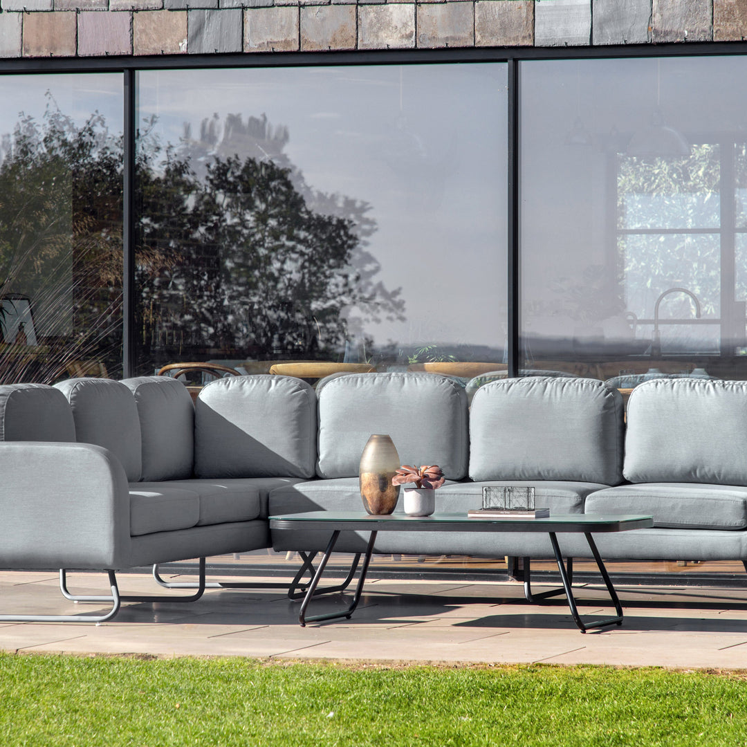 Contemporary Six Seater Corner Sofa with Coffee table