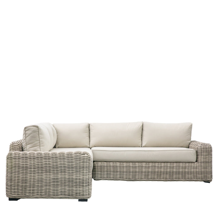 Rattan Modular Corner Sofa with Coffee Table