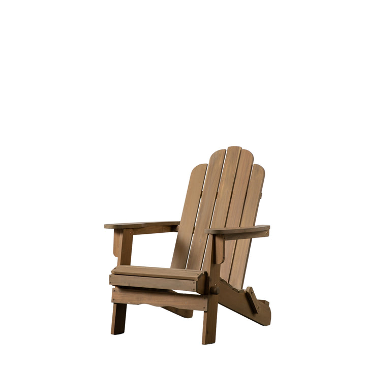 High Back Wooden Armchair