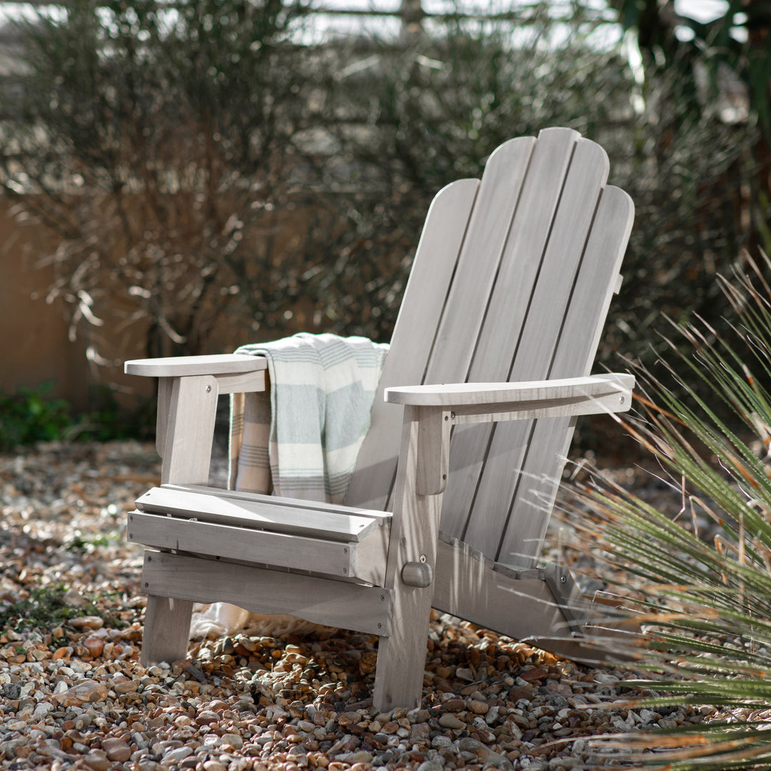 High Back Wooden Armchair