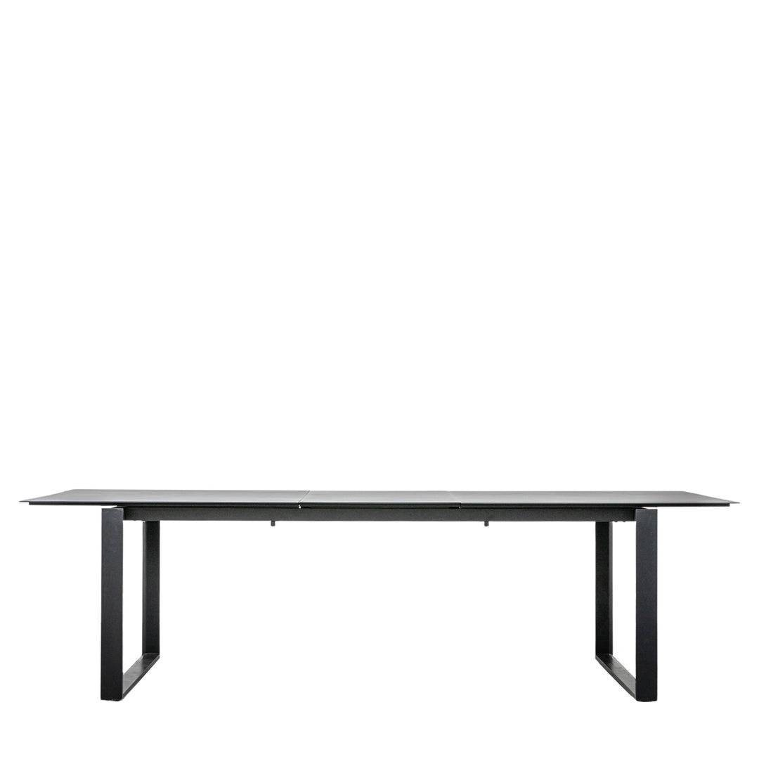 Contemporary Aluminium Extending Dining Table