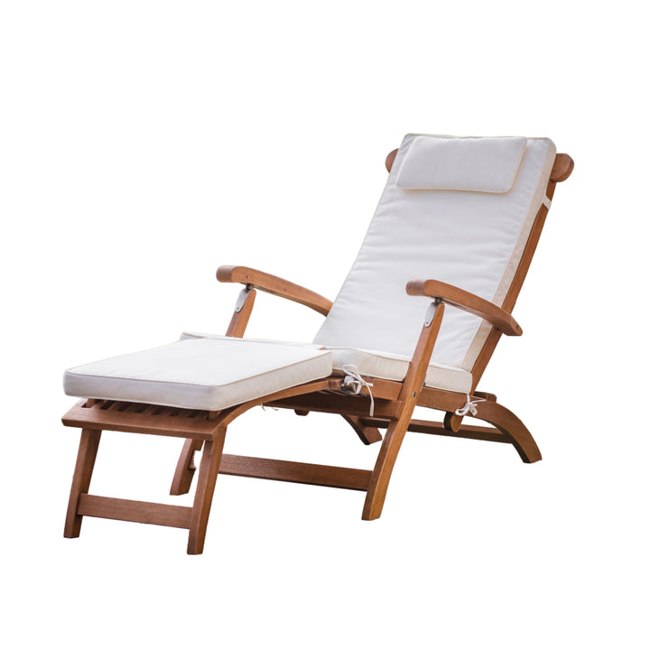 Wooden Sun Lounger