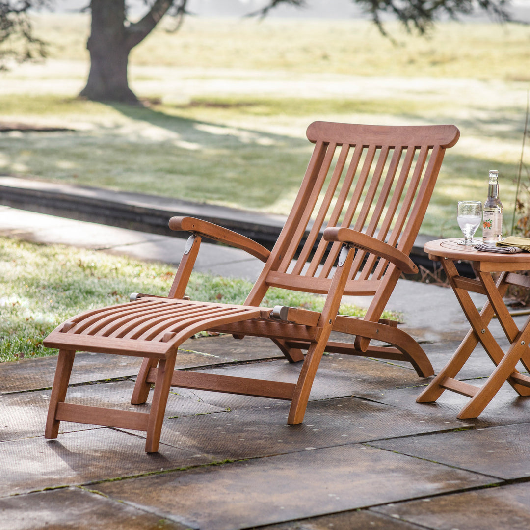 Wooden Sun Lounger