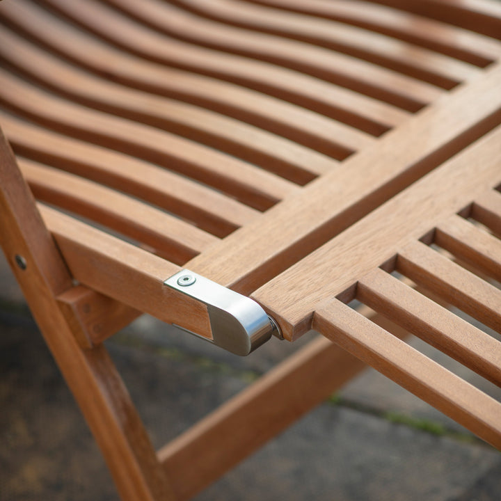 Wooden Sun Lounger