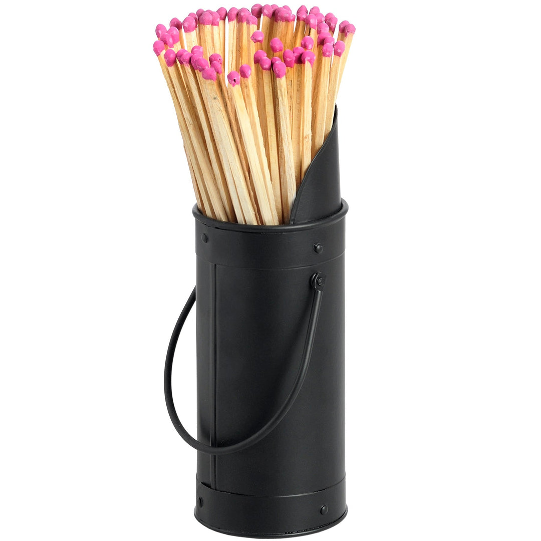 Matchstick Holder with matches - Black
