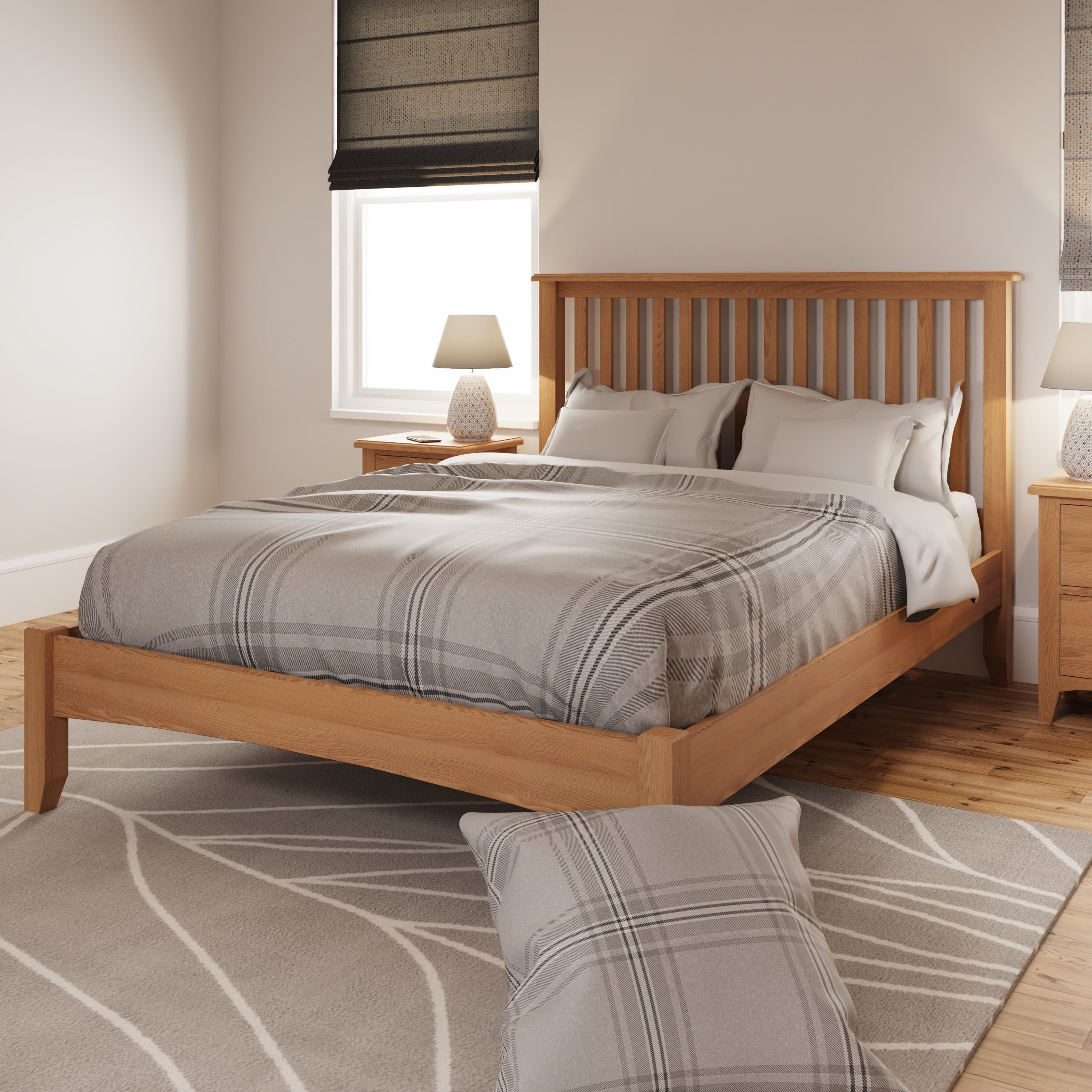 Grafton double shop bed frame