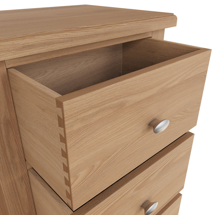 Grafton Oak Narrow Chest of drawers