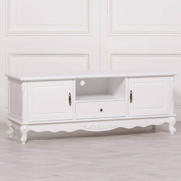 Media Cabinet - French White