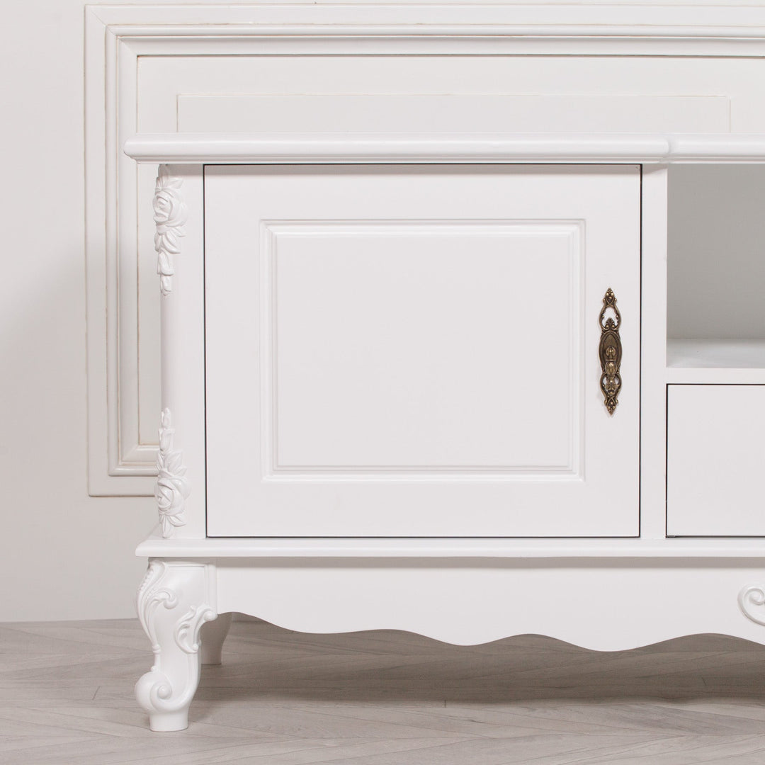 Media Cabinet - French White